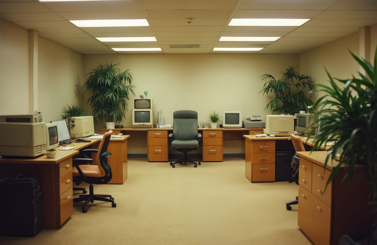 Founders at the original Surrey office